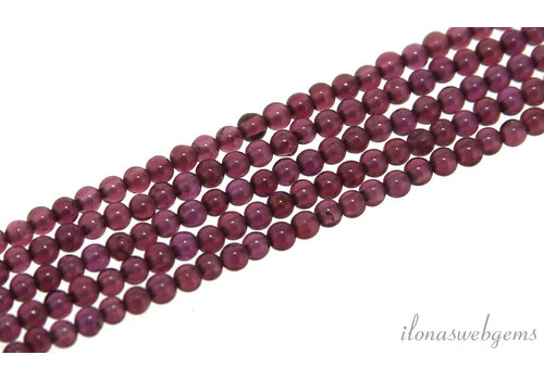 Purple Garnet beads mini round about 2mm