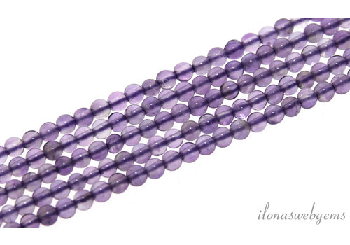 Amethyst beads round mini about 2mm