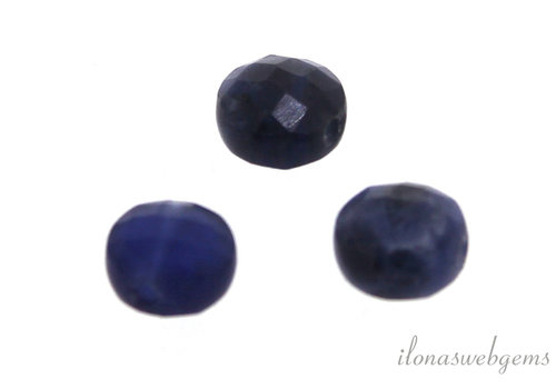 Sodaliet coin ca. 6.4x4mm