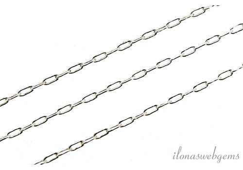 1cm Sterling silver chain links approx. 2.25x1.05mm