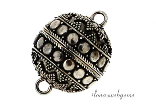 Magnetverschluss aus Sterlingsilber ca. 14 mm
