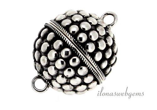 Sterling silver magnetic clasp approx. 16mm