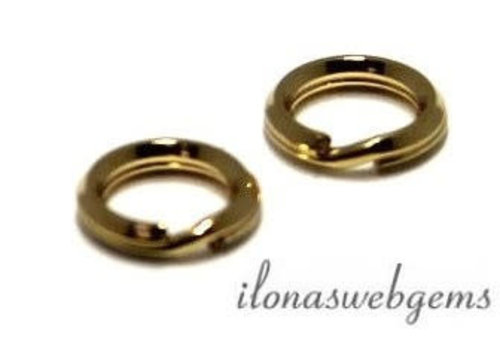 14k/20 Goldfilled split ring approx. 5x1mm