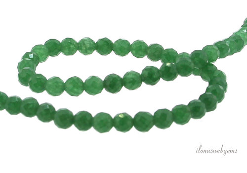 Aventurine / Aventurine beads faceted around 6mm