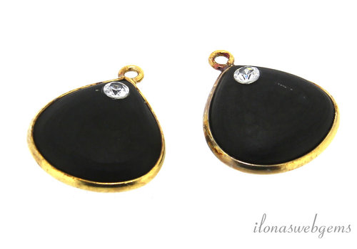 1x Verrmeil pendant with Onyx