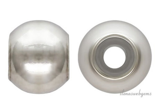 Sterling zilveren smart bead ca. 4mm
