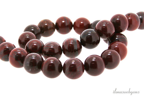 Tiger Eisenperlen rot ca. 12mm