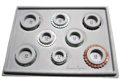 Beading board for bracelets