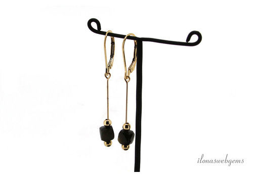 Inspiration: Exchange earrings Gold filled Golden Obsidian