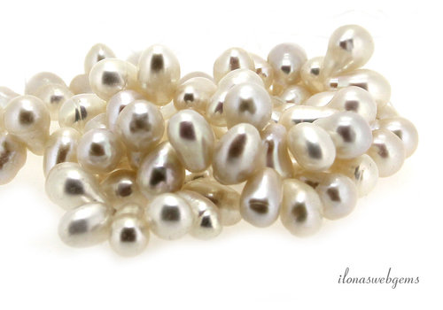 Zoetwaterparel druppeltjes