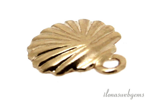 14k/20 Gold filled charm shell approx. 7mm