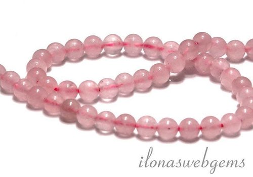 Rose quartz beads around 3mm