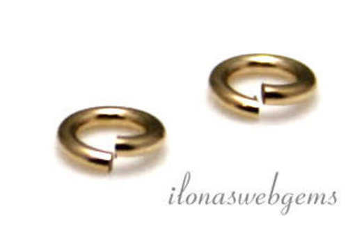 14k / 20 Gold filled lock-in eye approx. 4x0.8mm