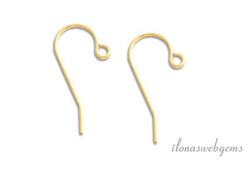 1 pair of 14k/20 Gold filled ear hooks approx. 20mm