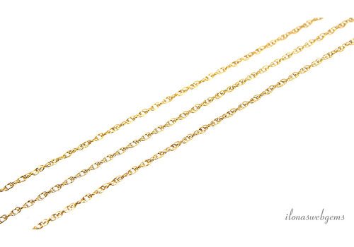 1 cm. 14/20kGold gefüllte Glieder/Kette ca. 1,3 mm