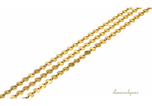 1 cm Gold filled links / chain labels approx. 4mm