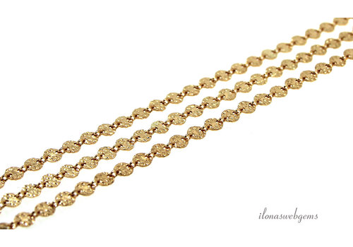1cm Gold filled links / chain labels approx. 4mm