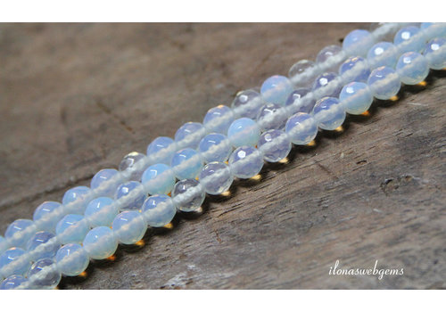 Opalite beaded facet around 8mm