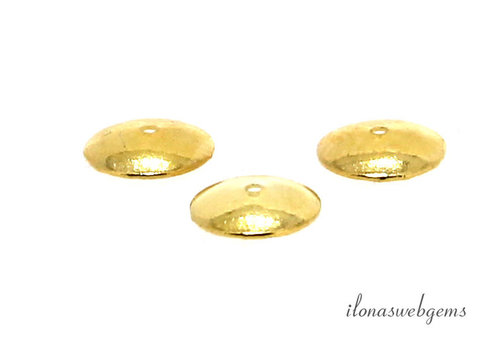 Vermeil Perlenkappe ca. 4 mm