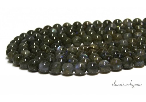 Labradorite beads round approx. 8mm