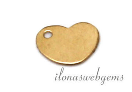 14/20 Gold filled labeltje ca. 8x6mm