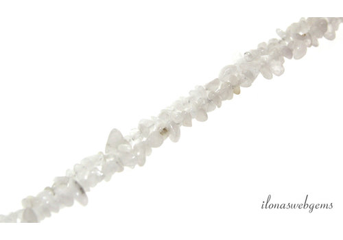 White Jade split beads about 3-5mm
