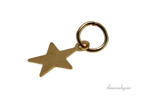 14ct/20 Gold filled charm star approx. 8mm