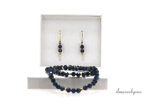 14/20 Gold filled Sapphire earrings