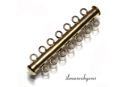 14/20 Goldfilled Magnetverschluss, 7 Reihen, ca. 41 x 10 mm