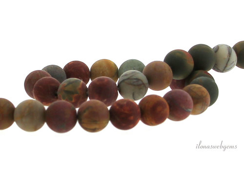 Picasso Jasper beads mat about 8mm