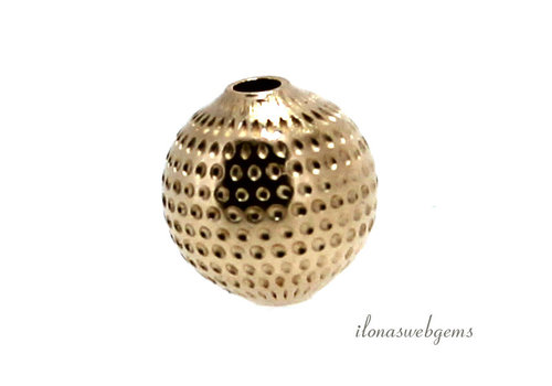 14/20 Gold filled kraal spikkels ca. 8.5mm
