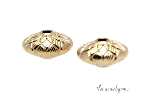 14/20 Gold filled disc approx. 7mm