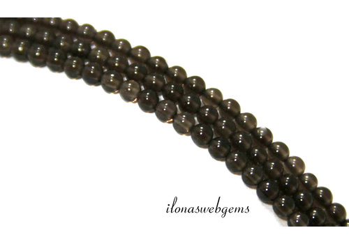 Smoky quartz beads mini about 3mm