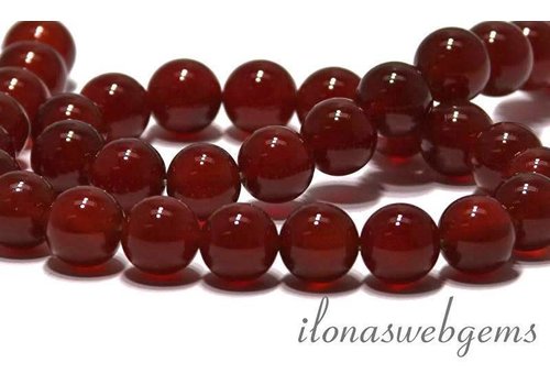 Carnelian - Carnelian beads around 14mm