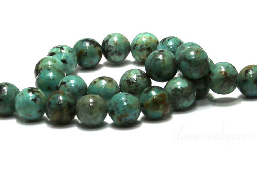 African Turquoise beads around 10mm