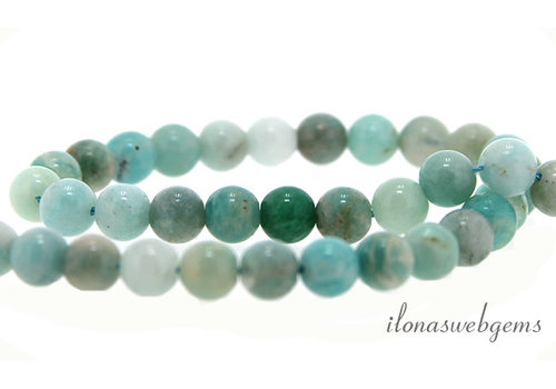 Amazonitperlen um 6mm