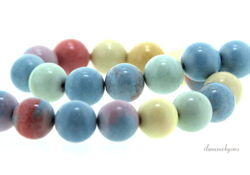 Mongolian Agate beads around 10mm