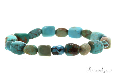 Arizona-Türkis-Armband, ca. 5–9 mm