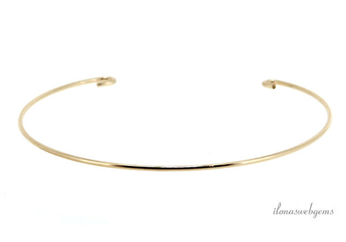 Gold filled base for a bracelet approx. 14.5cm