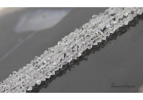 Herkimer Diamant Perlen ca. 4x2mm