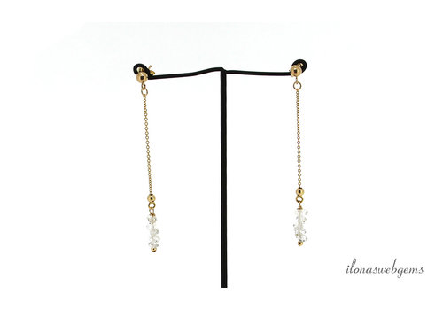 Inspiratie: oorbellen Herkimer Gold filled