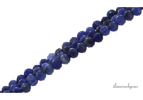 Lapis Lazuli beads mini faceted round 2mm