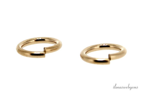 14/20 Gold filled lock-in eye approx. 9x1.25mm