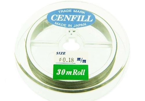 1 Meter Cenfill Edelstahl beschichteter Perlendraht 0,18 mm (7 Drähte)