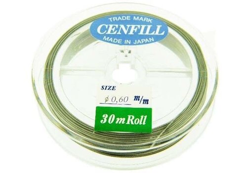 1 meter Cenfill RVS gecoat rijgdraad 0.60mm (7 draads)