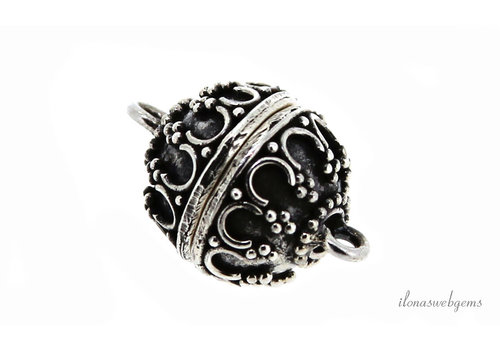 Sterling silver magnetic clasp approx. 14mm