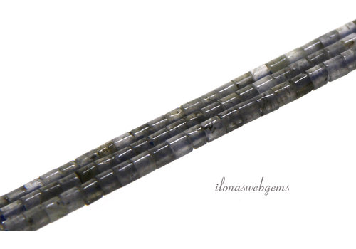 Mini tube bead Labradorite approx. 2x2mm