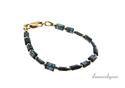 Inspiration: Kyanite with Goldfilled