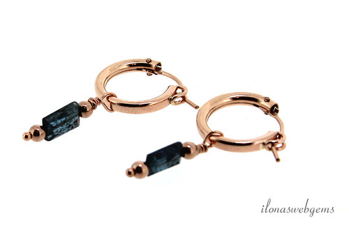 Inspiration: Kyanite with rose gold filled