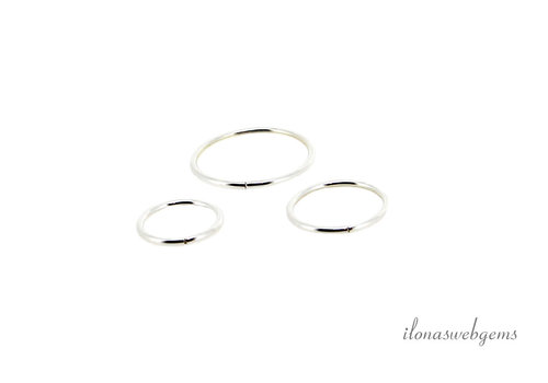 Sterling silver Lock-in ring approx. 10x1mm